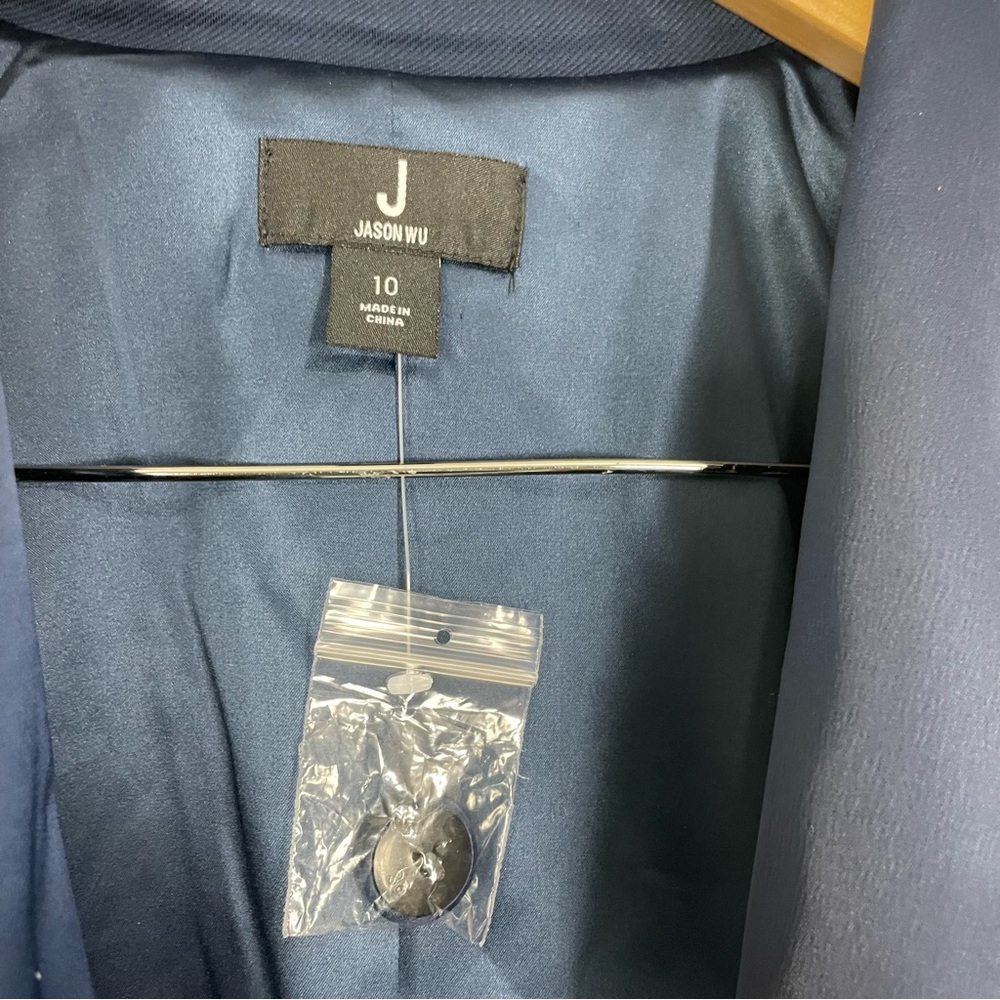 NWOT Jason Wu Tuxedo Jacket Navy Blue Size 10 Style A389314 - Picture 5 of 7